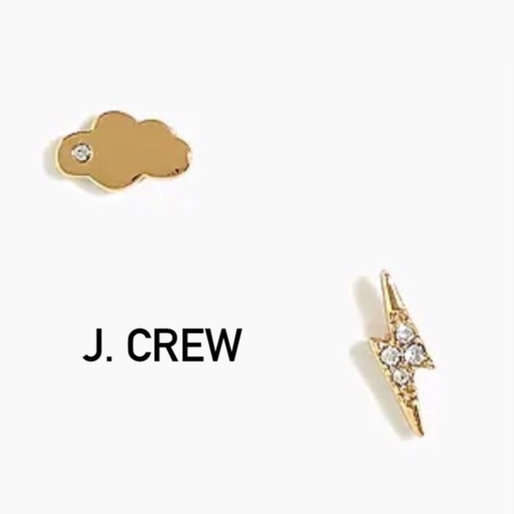 J. Crew Mismatched Stud Earrings - Picture 1 of 4